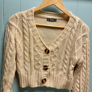 ⚡️SHEIN⚡️ Cropped Knit Sweater. Size M